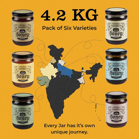 Pack of 6 different varieties-4225g