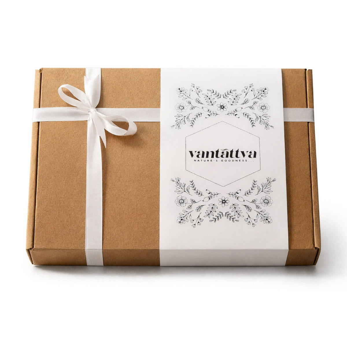honey gift box with ribbon ready to give
